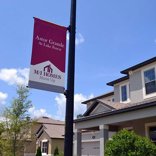 New Home Builder Branded Flags